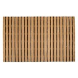 Suport farfurie din bambus, Bej cu dungi negre, 45x30cm, CMCLASS