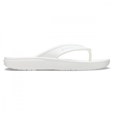 Șlapi Crocs Classic II Flip Alb - White foto