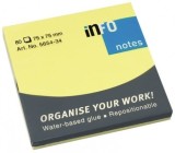 Notite adezive Infonotes 75x75mm 80file galben briliant