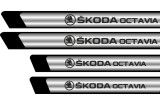 Set Protectii Praguri Gri - Skoda Octavia