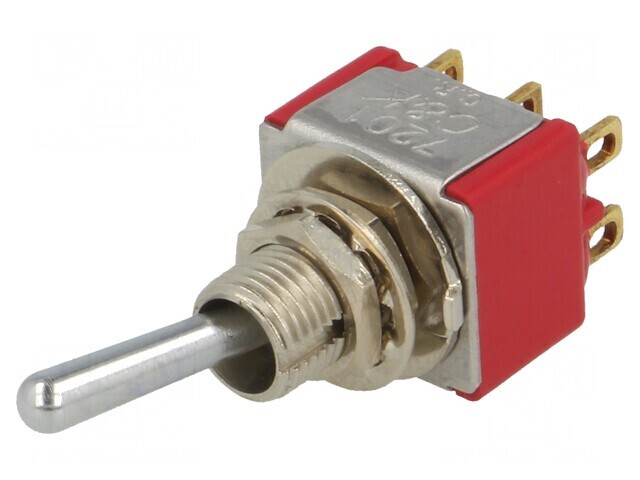 Comutator Basculant DPDT ON-ON 0,02A 20V AC/DC