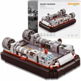 SET DE BLOCURI DE CONSTRUCȚIE HOVERCRAFT PENTRU COPII MODEL MILITAR