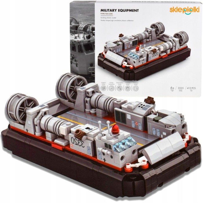 SET DE BLOCURI DE CONSTRUCȚIE HOVERCRAFT PENTRU COPII MODEL MILITAR