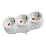 Cumpara ieftin Triplu stecher in line, 3 x Schuko