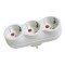 Triplu stecher in line, 3 x Schuko