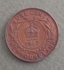 ONE CENT NEWFOUNDLAND 1917, America de Nord, Cupru (arama)