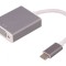 Adaptor USB 3.1 D-Sub 15pin HD USB-C Alb 0.19m