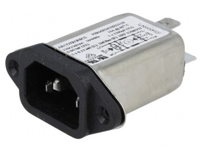 Conector alimentare AC 10A 250V IEC 60320 foto