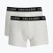 Set 2 perechi boxeri cu logo, Gri inchis, M