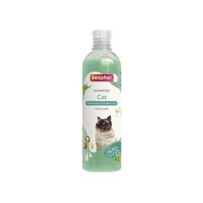 SAMPON PENTRU PISICI CU MACADAMIA SI ALOE VERA BEAPHAR 250ML foto