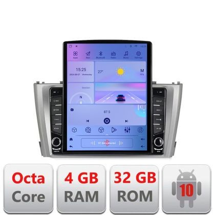 Navigatie Toyota Avensis 2009-2015 G-TY12 ecran tip TESLA 9.7&quot; cu Android Radio Bluetooth Internet GPS WIFI 4+32GB DSP CarStore Technology
