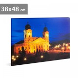 FAMILY POUND - Tablou cu LED - &quot;Debretin&quot;, 2 x AA, 38 x 48 cm