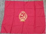 Steag drapel PCR (Partidul Comunist Roman) anii 70-80 matase nefolosit 103x128cm