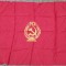 Steag drapel PCR (Partidul Comunist Roman) anii 70-80 matase nefolosit 103x128cm