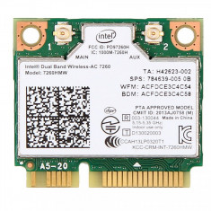 Modul Intel Dual Band Wireless-AC 7260 WLAN + Bluetooth 4.0, Mini-PCI Express foto