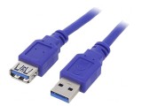 Cablu USB 3.0 A-A 3m Albastru PVC