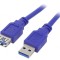 Cablu USB 3.0 A-A 3m Albastru PVC