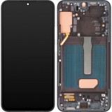 Display cu Touchscreen MP compatibil cu Samsung Galaxy S22+ 5G S906, cu Rama, Negru