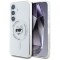 Husa MagSafe pentru Samsung Galaxy S25 S931, Karl Lagerfeld, IML Choupette&#039;s Head, Alba