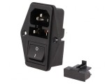 Conector Alimentare AC Tată 10A IEC 60320 250V