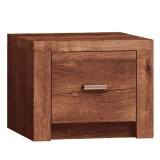 Cumpara ieftin Noptiera din mdf maro frasin Infinity 45x42x55 cm