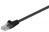 Cablu pach retea CAT5e UTP 2x RJ45 10m negru CCA neecranat Goobay
