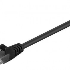 Cablu pach retea CAT5e UTP 2x RJ45 2m negru CCA neecranat Goobay