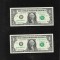 Set Statele Unite ale Americii USA SUA 2 x 1 dollar 2017 New York B aunc
