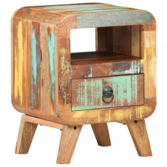 vidaXL Noptieră, 30x30x41 cm, lemn masiv reciclat 321615