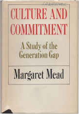 Culture and commitment A study of the generation gap/ Margaret Mead foto