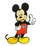 Autocolant sticker decorativ de perete 3D din desene animate Mickey Mouse, Oem