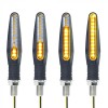 Semnalizari Moto LED Dinamice Secventiale Scuter Universal 12V Set 2 Bucati