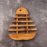 Suport din lemn de măslin pentru vase fierbinți | pară