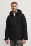 United Colors of Benetton geaca barbati, culoarea negru, de iarna, 275PUN062