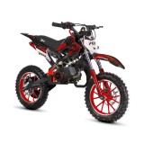 Mini Cross XTR 701, 50cc, 2 timpi, pornire sfoara, roti 10 inch, culoare negru/r... Cod Produs: MX_NEW XTR-701PS1-4
