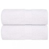 Set 2 Lavete Gossi Albe, 15x21 cm, Bumbac 100%, 360 g/m&sup2;, Prosoape Fata/Maini, Absorbante