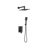SET DUS PARA + FURTUN + SUPORT PARA INCASTRAT NEGRU MAT ARS VALVEX 2420260