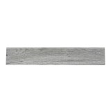 Plinta gresie portelanata Veranda, imitatie lemn, gri, 8 x 45 cm