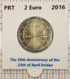 Portugalia 2 euro 2016 - 25th of April - UNC in cartonas personalizat - B115, Europa