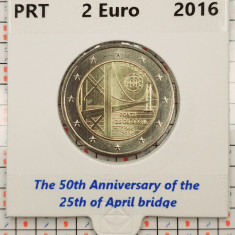 Portugalia 2 euro 2016 - 25th of April - UNC in cartonas personalizat - B115