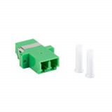 Cumpara ieftin Adaptor retea fibra optica cu conectori LC APC, Lanberg 43373, SM, DUPLEX, verde