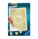 Cumpara ieftin Set pictura pe numere pentru copii Ravensburger CreArt - At home with nature