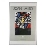 Afis poster original expozitie Joan Miro Sala San Prudencio 1986 anii &#039;80 rar