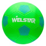 Minge Plajă Welstar, Model Fotbal, Culoare Verde, Diametru 18cm, Plastic