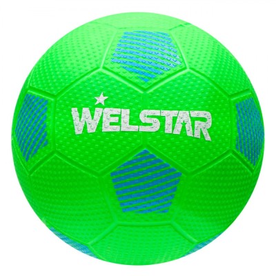 Minge Plajă Welstar, Model Fotbal, Culoare Verde, Diametru 18cm, Plastic foto