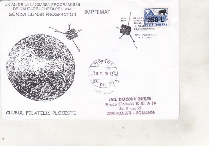 bnk fil Plic ocazional 1 an Sonda Lunar Prospector - Ploiesti 1999