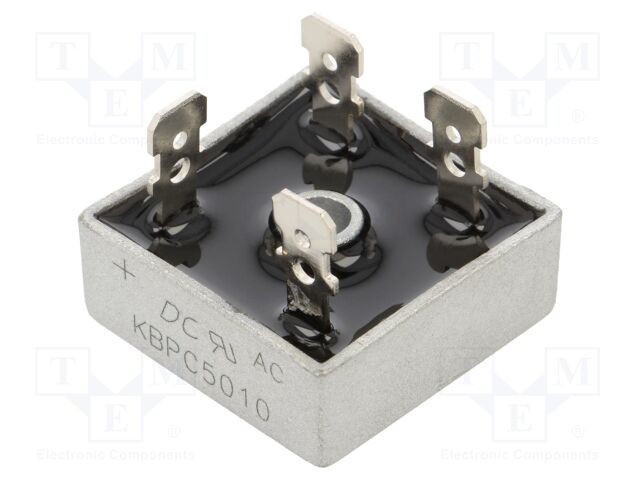 Punte redresoare monofazată DC COMPONENTS MB-25 1kV 50A