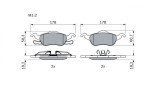 Placute Frana Bosch 0986494284, Frana Disc, Ford Focus I