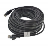 Cumpara ieftin Cablu UTP, Lanberg 40677, cat.5e, mufat 2xRJ45, lungime 20m, AWG 26, 100 MHz, de legatura retea, ethernet, negru