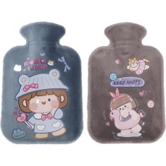 Set 2 sticle termice Diko, 21 x 14.5 cm, 2 x 500 ml, PVC, textil, multicolor foto